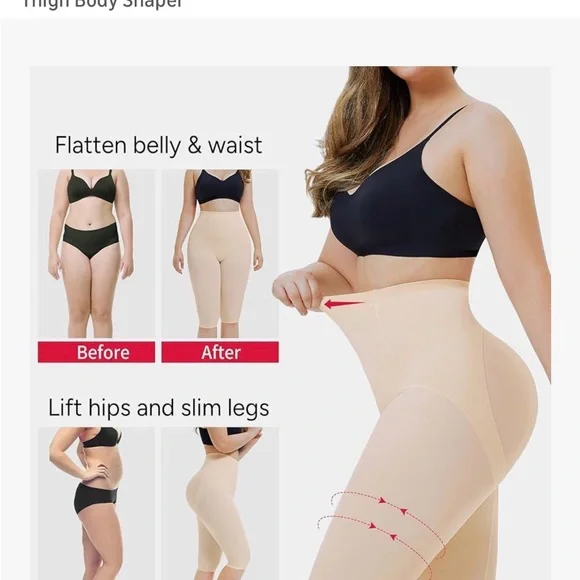 Seamless High-Waisted Shapewear - Picture 3 of 10